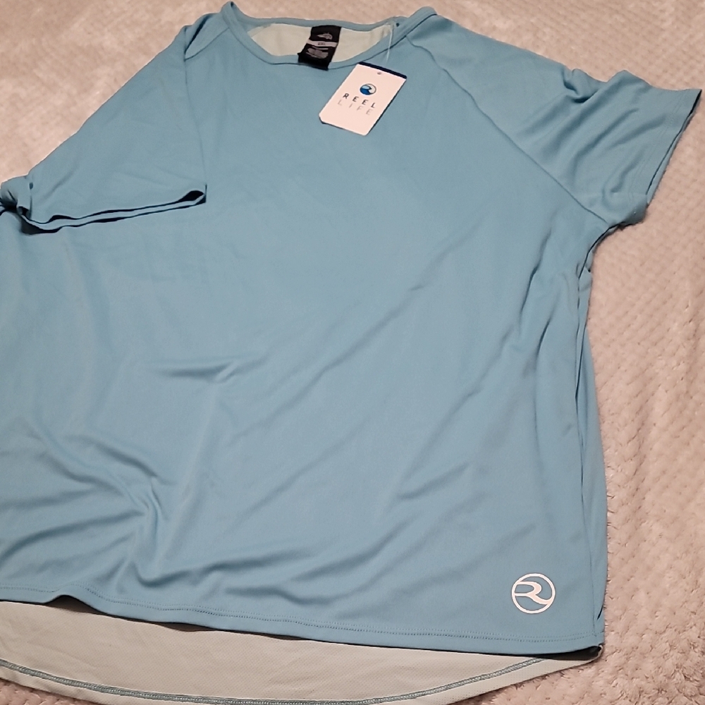 Blue Short Sleeve Performance Tee